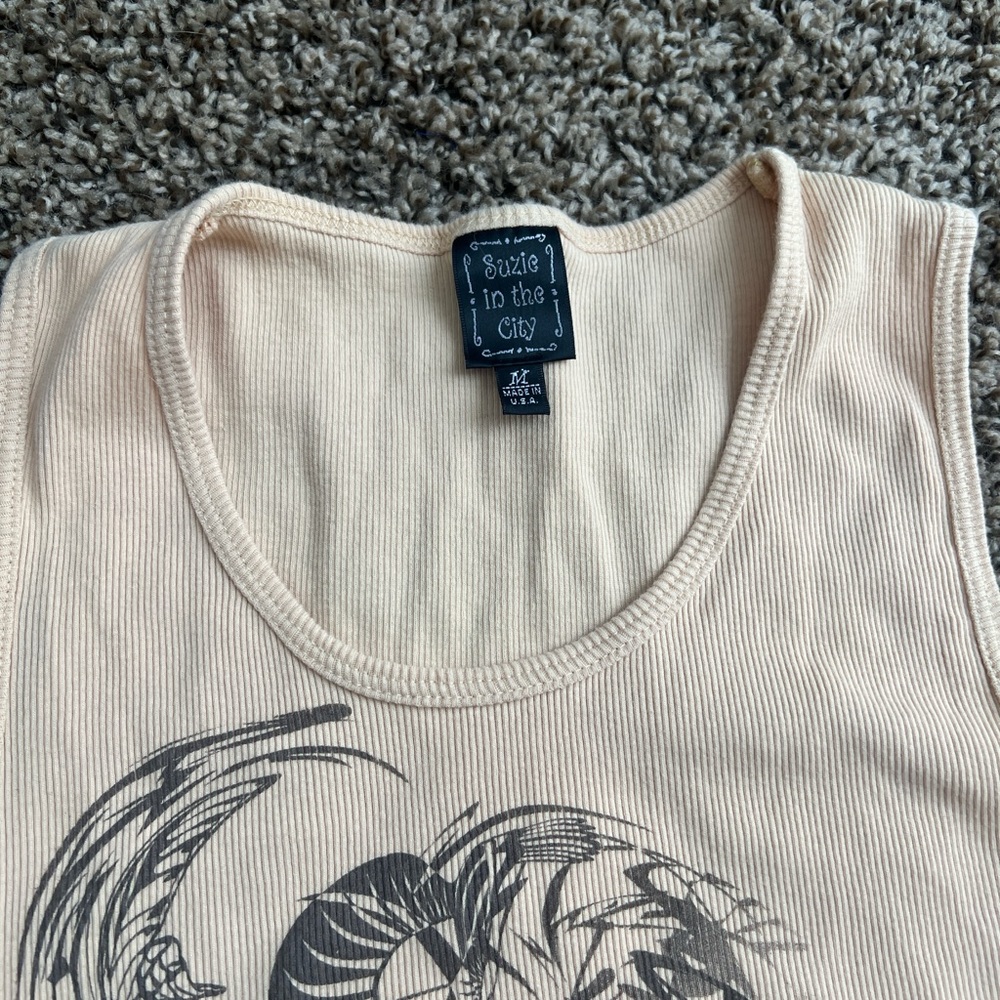 vintage y2k graphic butterfly tank 🦋 - Picture 3 of 5